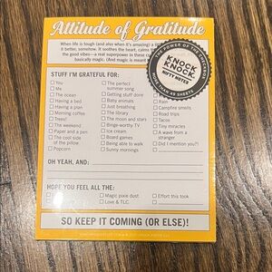 NWT Knock Knock gratitude notes